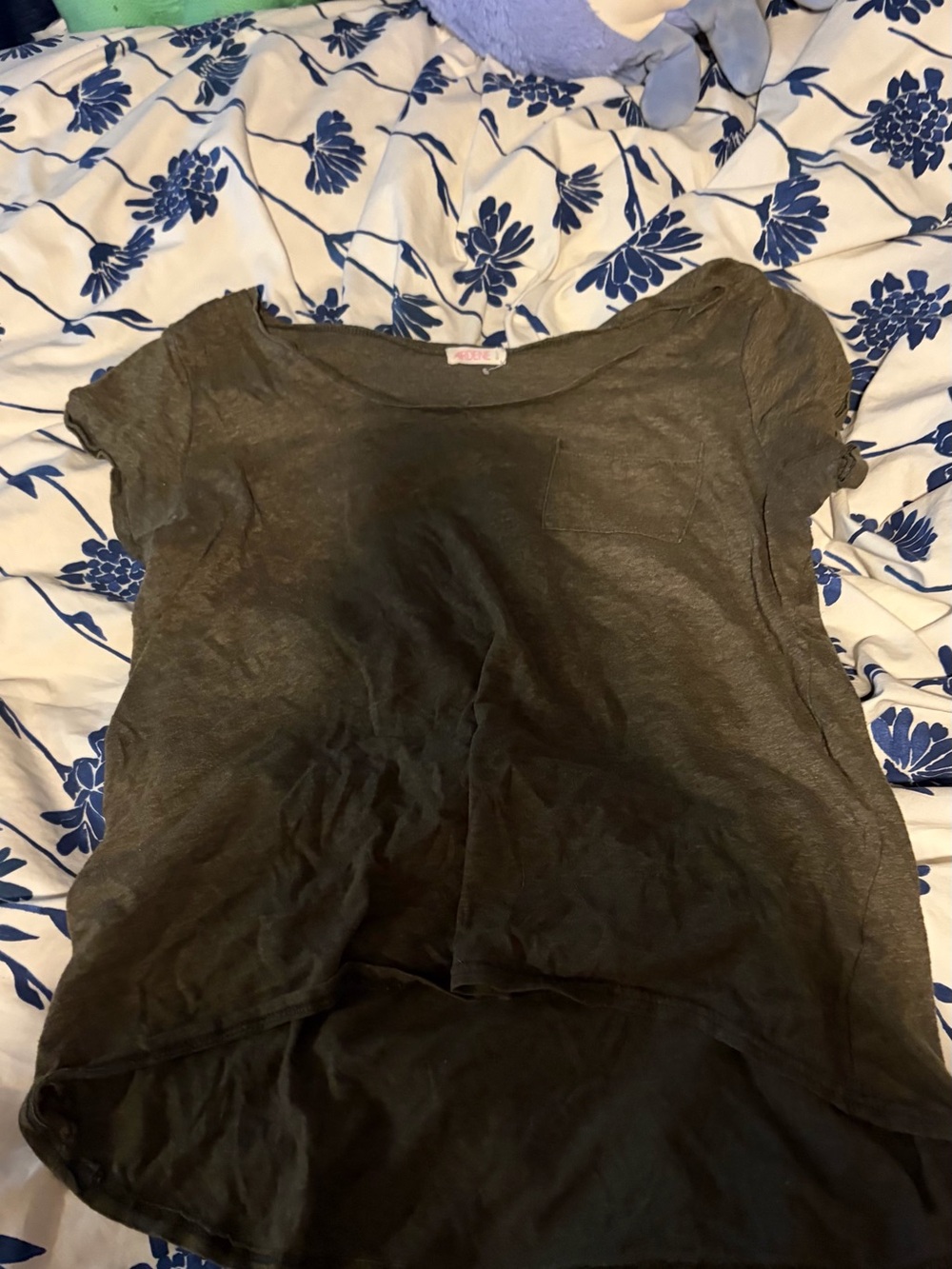 Ardene Olive Green Short Sleeve Pocket Tee